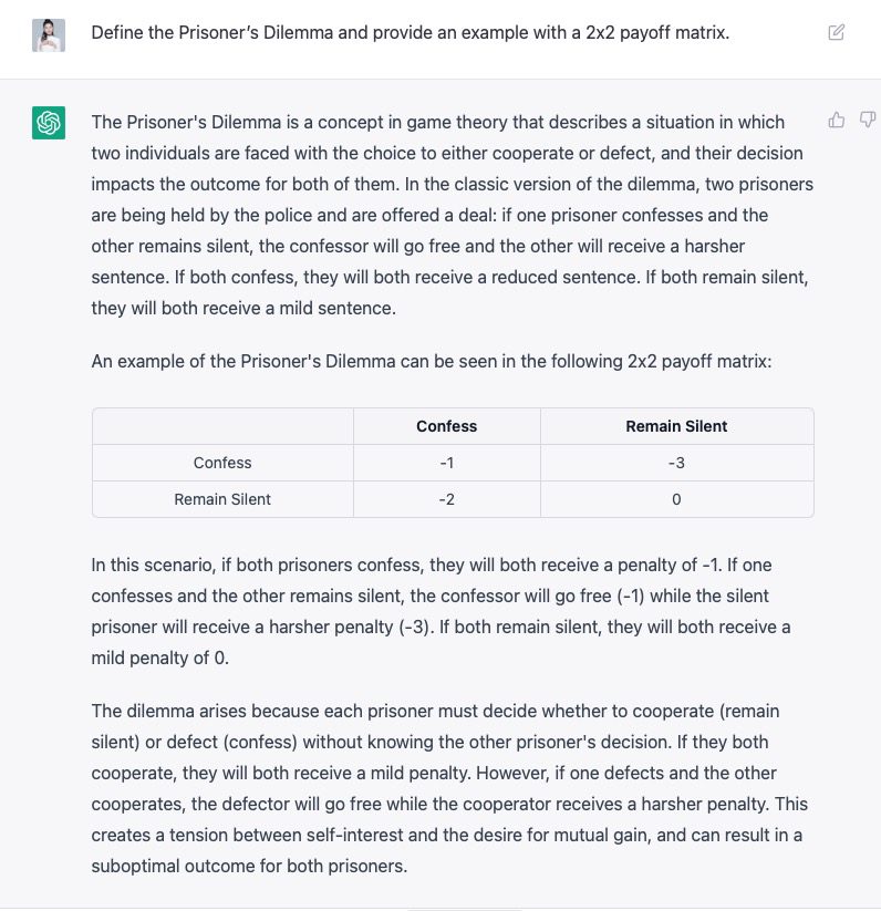 google chatgpt3 screenshot