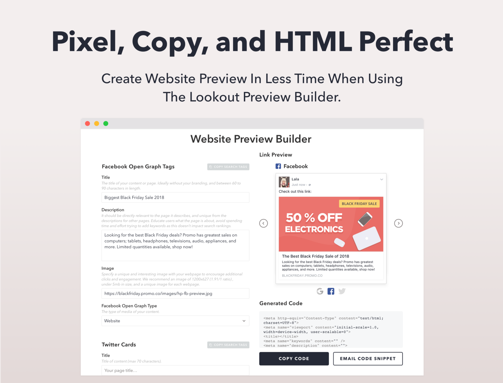 unfurls website builder