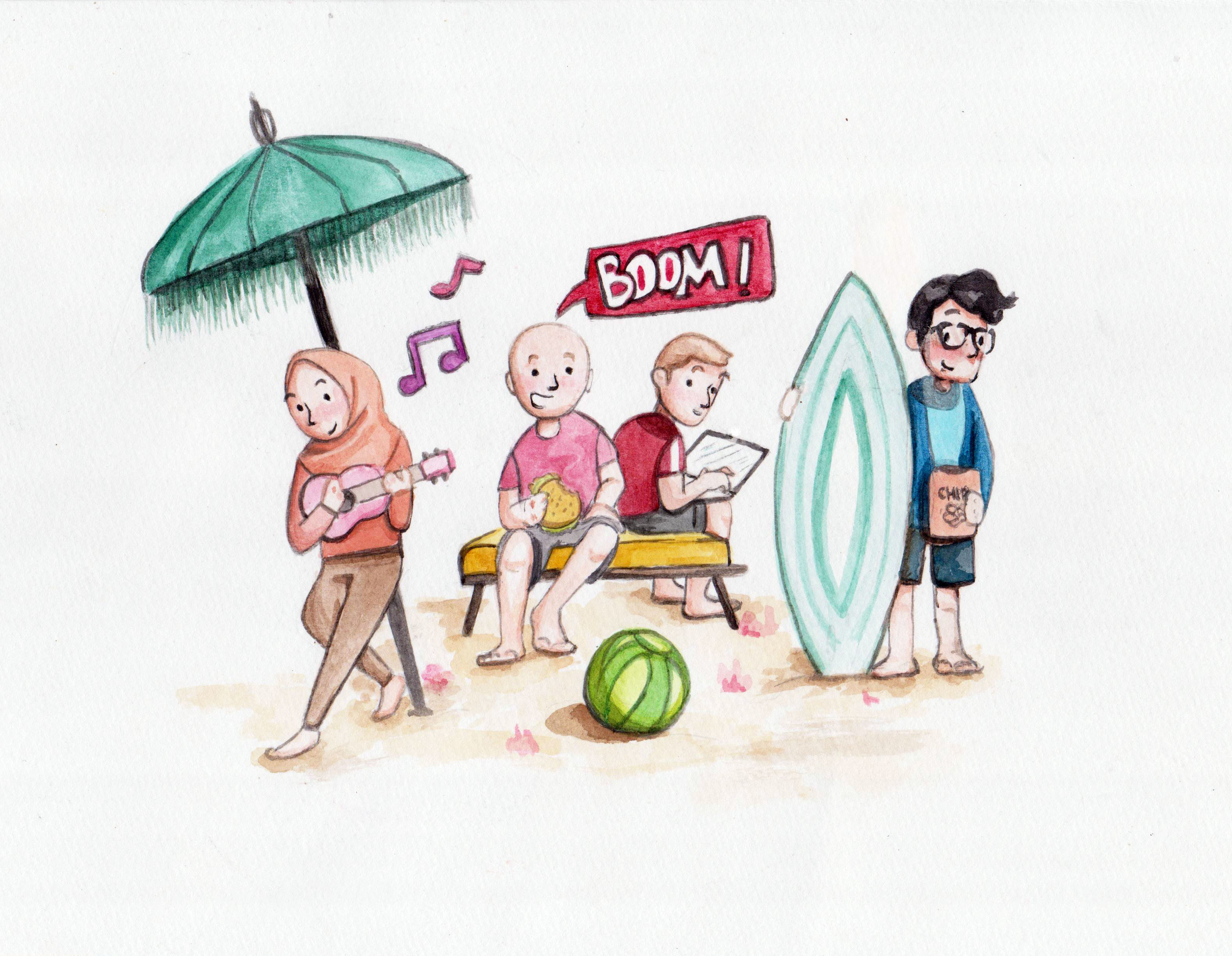 building magic painting bali product studio dream team