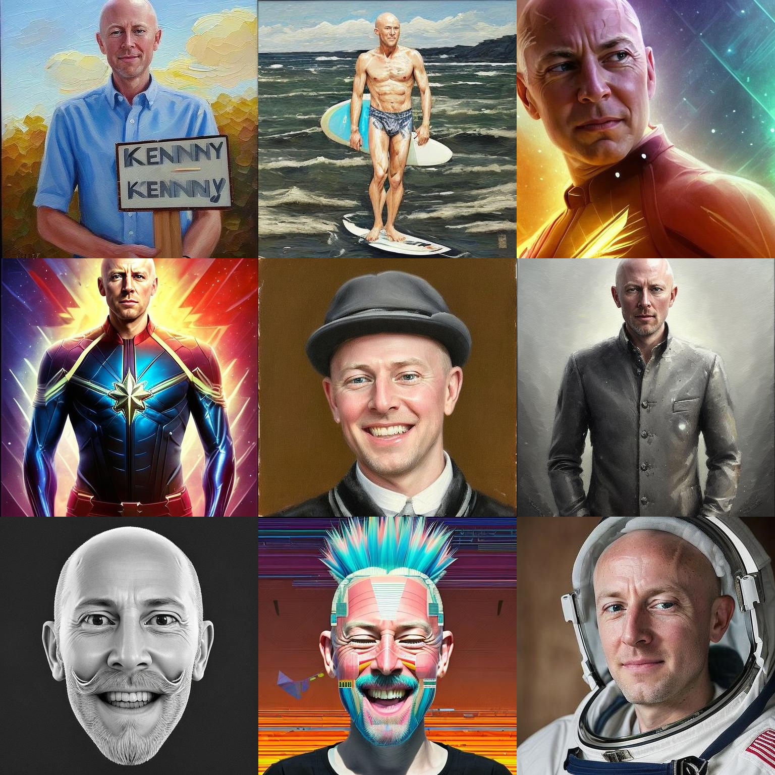 kenny dreambooth photo experiments using ai